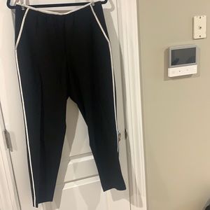 Lafayette 148 Dress Casual Black White Jogger Pants women’s Medium